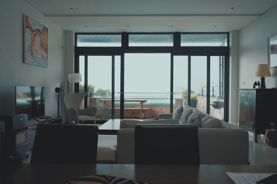 couple arguing in luxury home