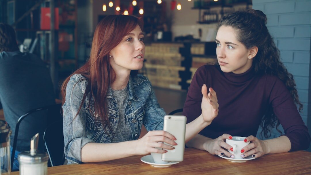 friends reconciling after argument